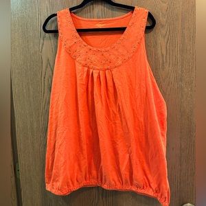 Northcrest 3x orange tank top